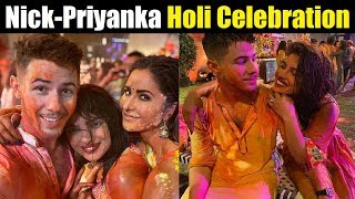 Priyanka-Nick Holi Celebration At Isha Ambani's Holi Bash| Nickyanka Holi Celebration