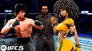 PS5 Bruce Lee vs. Misty Knight (EA Sports UFC 5)