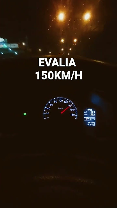 nissan evalia TOP SPEED, masih bisa kali 160