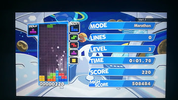 [Puyo Puyo Tetris] a quick DT Cannon into Perfect Clear (Switch)