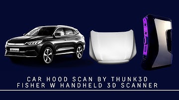 car hood scan by Thunk3D Fisher W handheld 3d scan