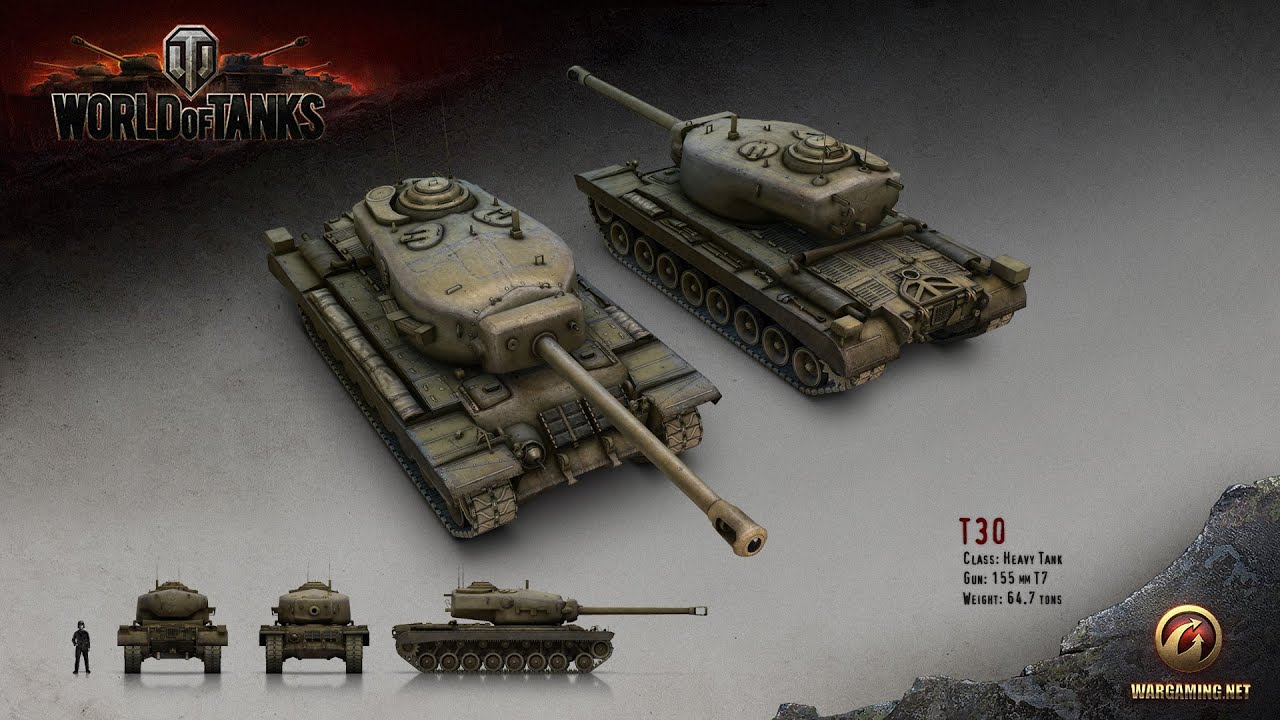 wot replay World Of Tanks - T30 [HUN]