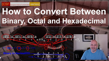Number Systems: How to Convert Between Binary, Decimal and Hexadecimal Numbers (and a little Octal)