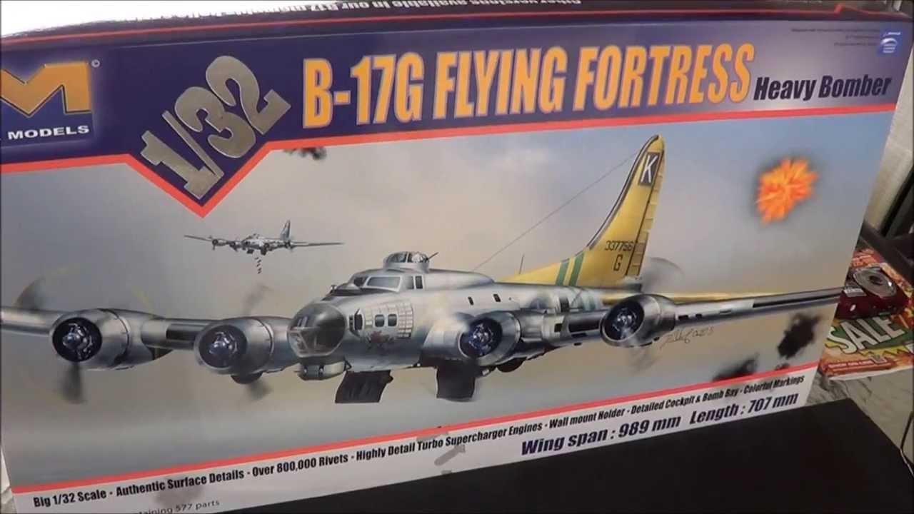 Build review of the HK Models' B-17G scale model aircraft kit