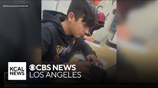 LAUSD teachers, students hold rally for high school student detained by immigration agents