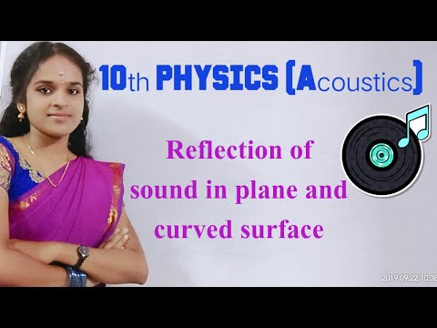 Reflection of sound in plane and curved surface Lesson 5 Acoustics