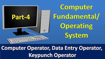 Operating System Past Paper MCQs for Computer Operator I Data Entry Operator | Keypunch Operator P-4