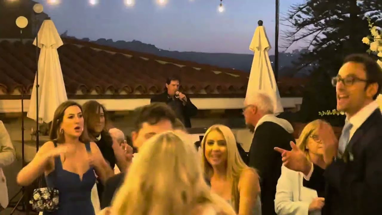 Kimpton Canary Hotel Santa Barbara Wedding DJ Scott Topper Fun Dance Party on the Beautiful Rooftop