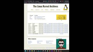 #Linux Kernel passe en version 7.0.5