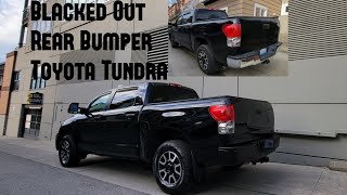 How To Install 20072013 Toyota Tundra Black Rear Bumper