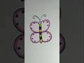 B for Butterfly Magic drawing Easy Butterfly Drawing Step by Step for Beginners Kids Drawing #shorts