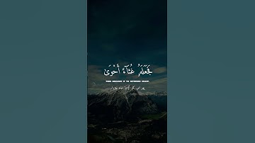 #islamick سبح إسم ربك الأعلى #arabic #آيات تلاوه خاشعه