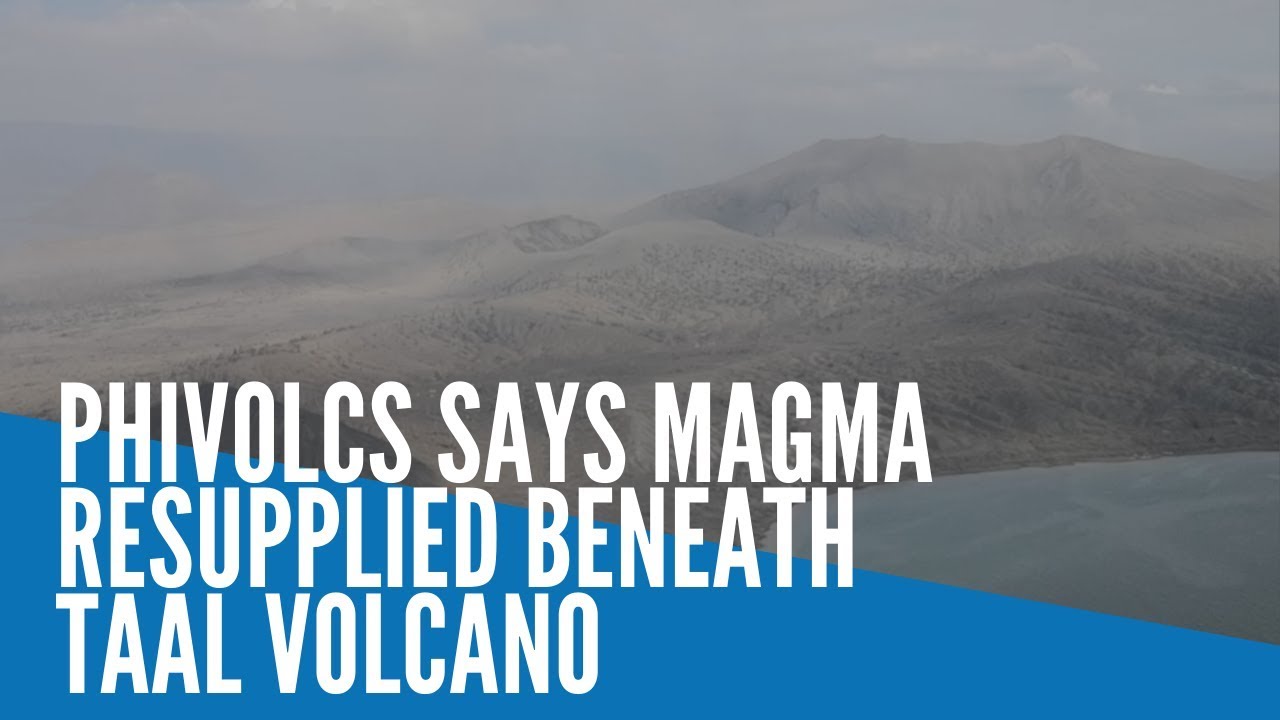 Phivolcs Says Magma Resupplied Beneath Taal Volcano Youtube