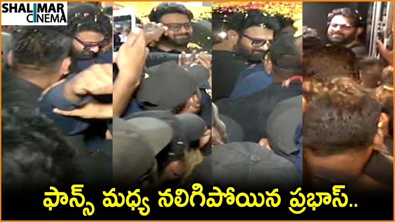 Fans Superb Craze On Prabhas At AMB Cinemas || Shalimarcinema