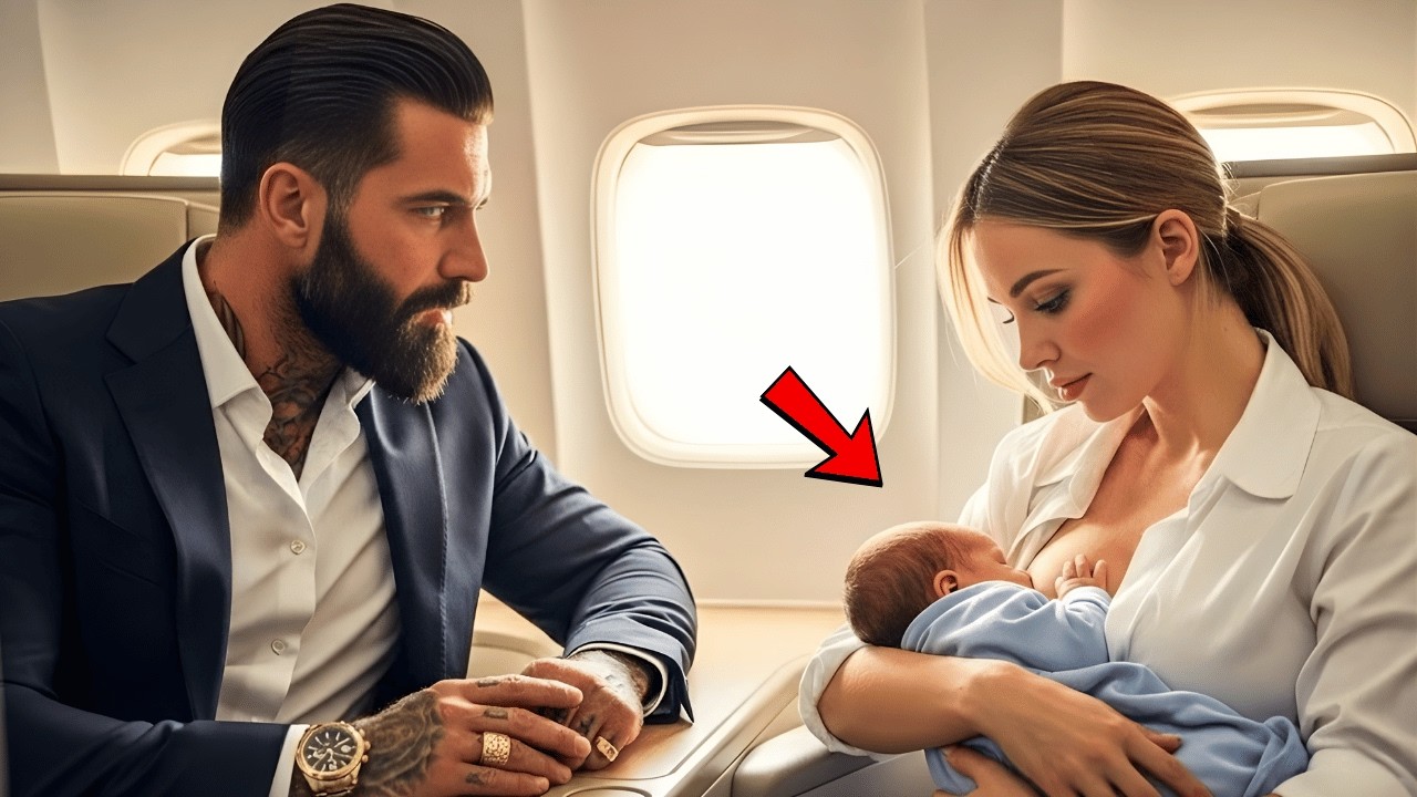 El Bebé del Mafioso No Paraba de Llorar en el Avión — Hasta Que la Madre Soltera Hizo Esto