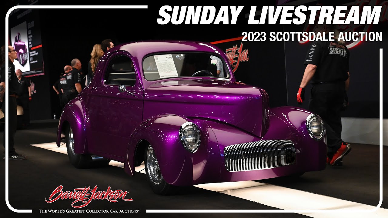 2023 SCOTTSDALE SUNDAY LIVESTREAM - Sunday, January 29, 2023 - BARRETT- JACKSON 2023 AUCTION