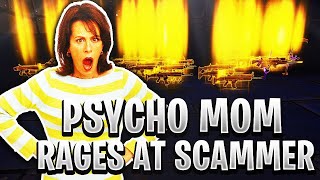 Psycho Mom Rages At Scammer! *MUST WATCH* (Scammer Gets Scammed) Fortnite Save The World
