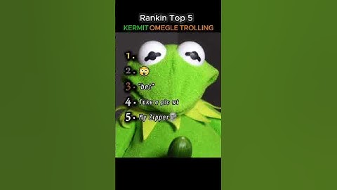 Kermit SUS Trolling on Omegle😬😂 CRAZY ENDING! / Top 5 Moments #funny #prank #omegle