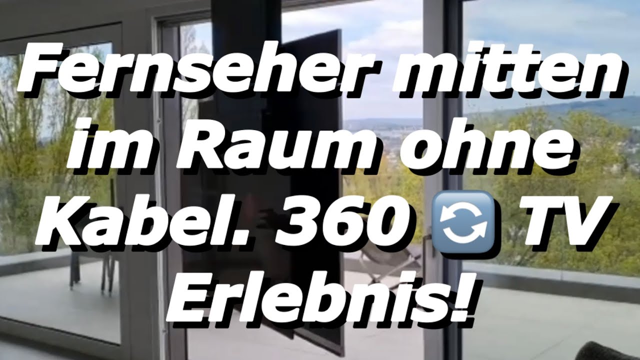 Fernseher mitten im Raum aufstellen: Lösungen für ein stilvolles und