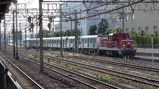 [4K]横浜市交通局10000形電車+4000形電車甲種輸送 Delivering Yokohama City Subway 10000 EMU and 4000 EMU