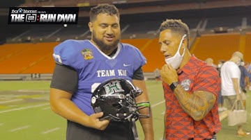 Interview with University of Hawaii safety Taaga Tuulima - Hula Bowl 2021