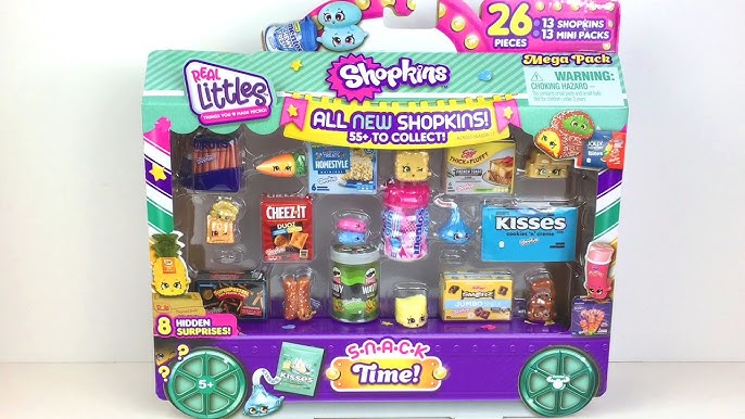 Shopkins Real Littles SNACK TIME Mega Pack Unboxing!!! 