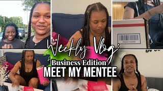 A Day In My Life : Meet My Mentee || Setting Up Emails || Shipping 100 lashes || Going Live &amp; More