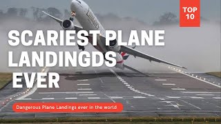 ✈️ Top 10 Most Shocking Incredible Plane Landings Recorded on Camera ✈️