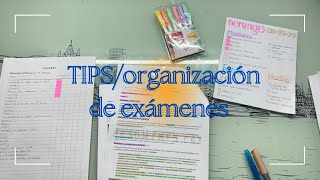 EXÁMENES ☠| TIPS Y ORGANIZACIÓN que utilizo para aprobar ‍♀