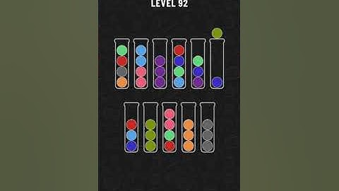 Ball Sort Puzzle Level 92 | Puzzle Game  | Complete Level