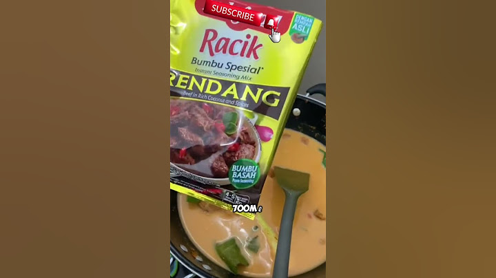 cara membuat rendang instan