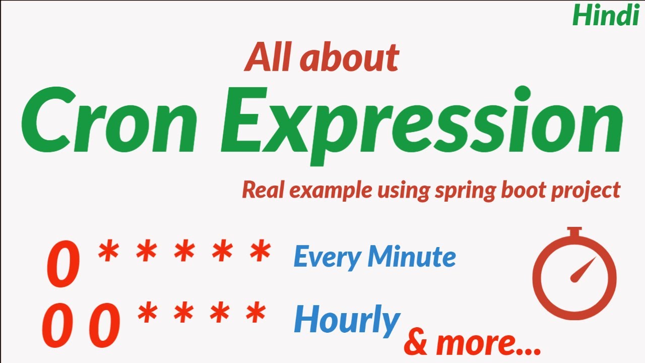 Cron Expression Tutorial | Cron Expression In Java | Writing Cron Expression | Live Project Demo.