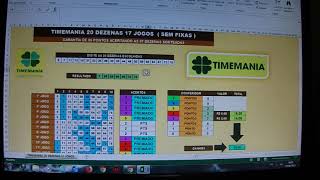 TIMEMANIA 20 DEZENAS  - 17 JOGOS