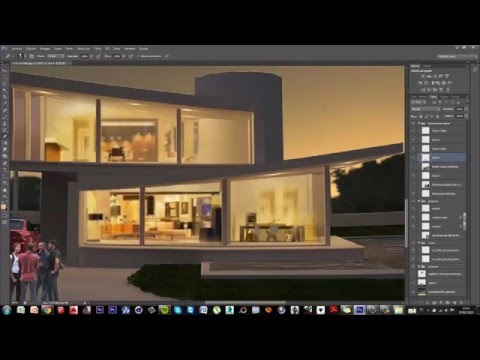 Making of - Photoshop - Architectural rendering