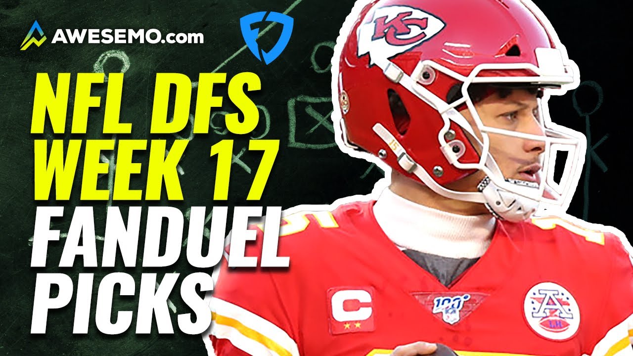 FanDuel NFL DFS Top-5 Picks Week 17 | Daily Fantasy Fantasy Football
