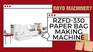 Square Bottom Paper Bag Machine RZFD-330 - Armadora de Bolsas Fondo Plano RZFD-330