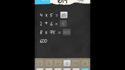 6 Numbers by Brainbow Level 94 Answer Guide