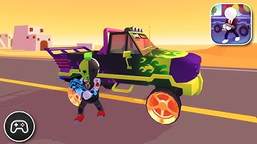 Rage Road- Car Shooting Game - Gameplay Walkthrough Part 9 - Game Levels To Play (iOS, Android)