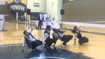 Lambda Sigma Upsilon performing at DePauw University.