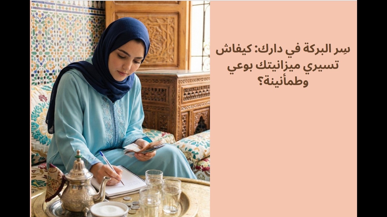سِر البركة في دارك: كيفاش تسيري ميزانيتك بوعي وطمأنينة؟