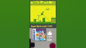 Did you play SUPER MARIO LAND? (GameBoy 1989)