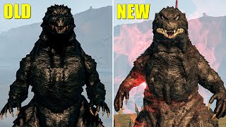 Millennium Godzilla Old vs New Remodel Comparison | Kaiju Universe