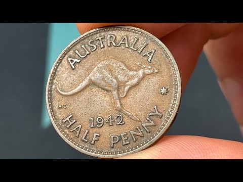 1942 Australia Half Penny / 1/2 Penny Coin • Values, Information, Mintage, History, And More