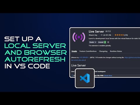 How to Set Up Live Server and Browser Auto Refresh In Visual Studio Code