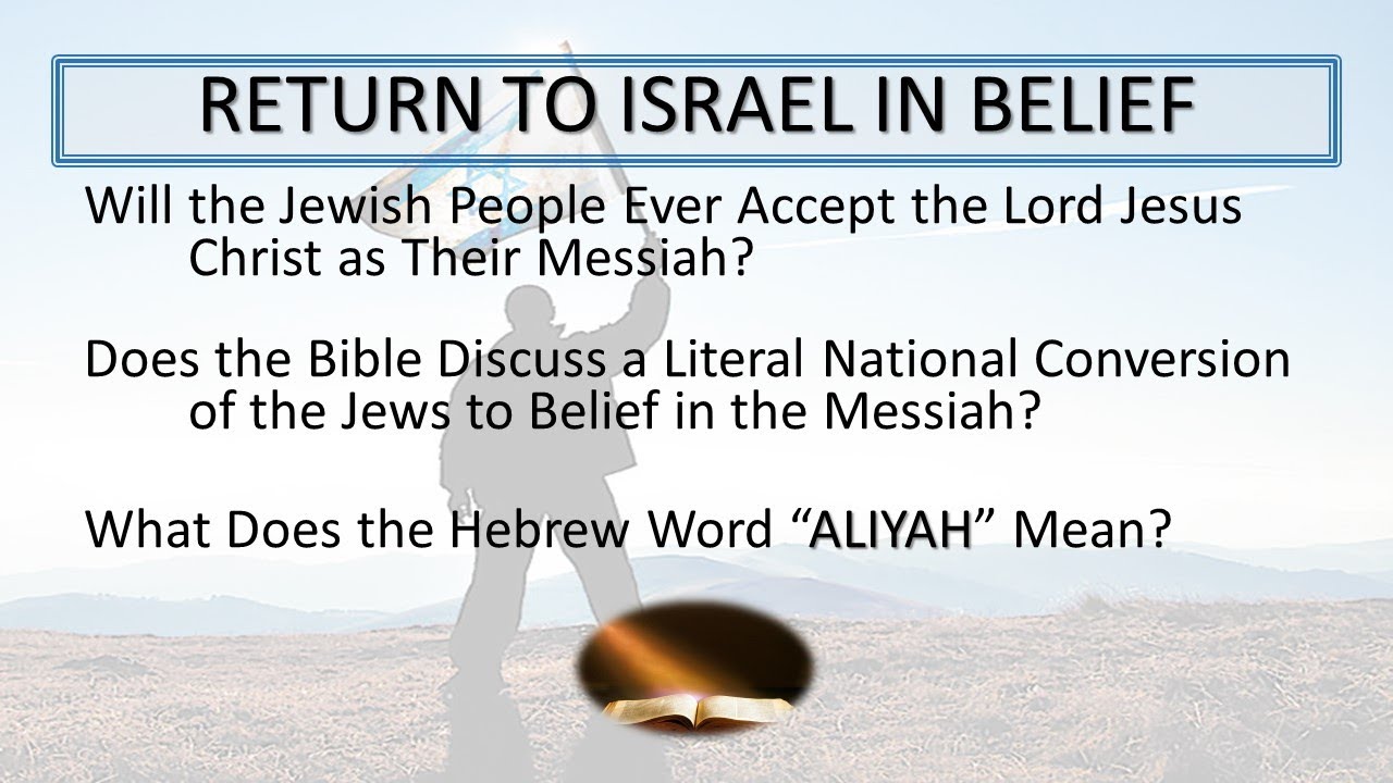 Prophecy Focus - Episode 16 "The Return Of The Jews To Israel In Belief"