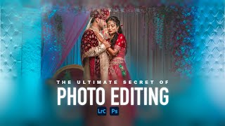 Wedding Couple Photo editing tutorial Lightroom CC & Photoshop CC | pre wedding photo | ASR Editz screenshot 5