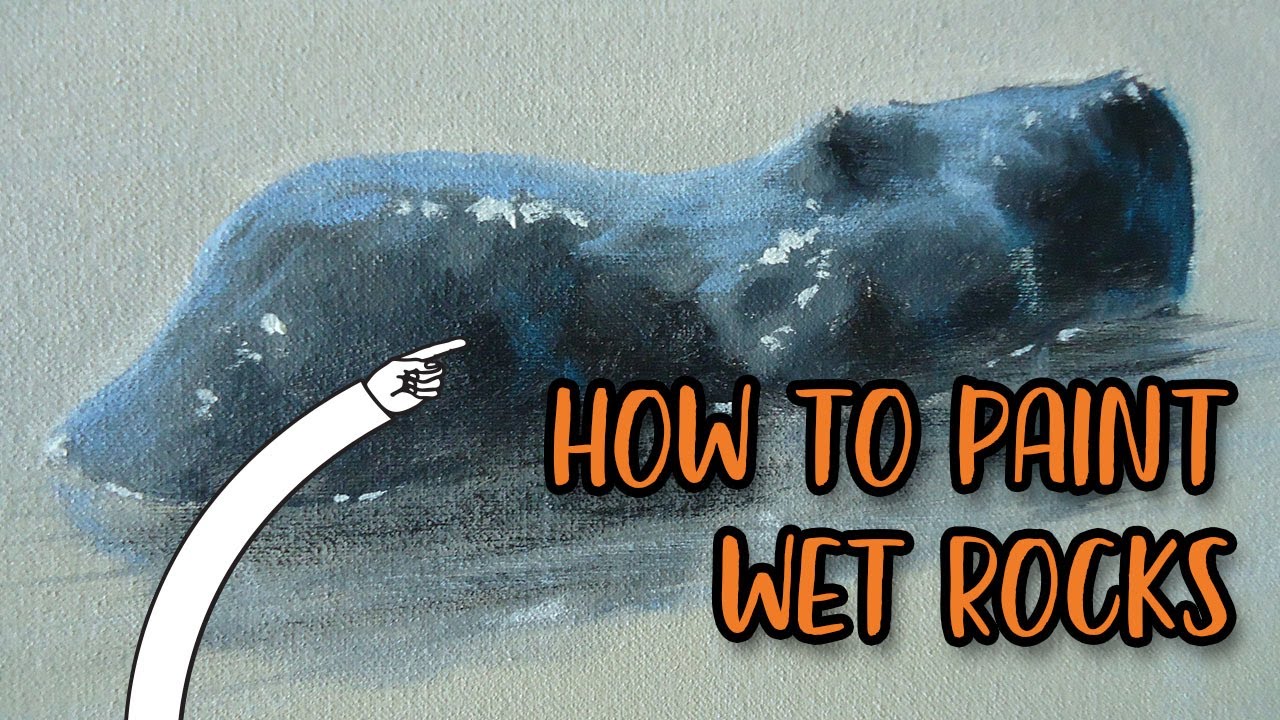 how-to-paint-wet-rocks-acrylic-painting-tips-with-mark-waller-youtube