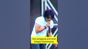 aksi panggung ariel noah dengan kharismatik nya #shorts
