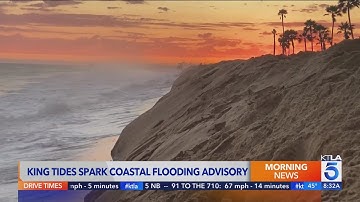 King Tides return to Orange County, though relatively calm surf lowers flooding threat