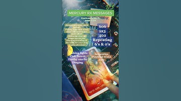 ✨ MERCURY RETROGRADE MESSAGES (1/3) #sunshinehazeco #mercuryretrograde2023 #tarotshorts